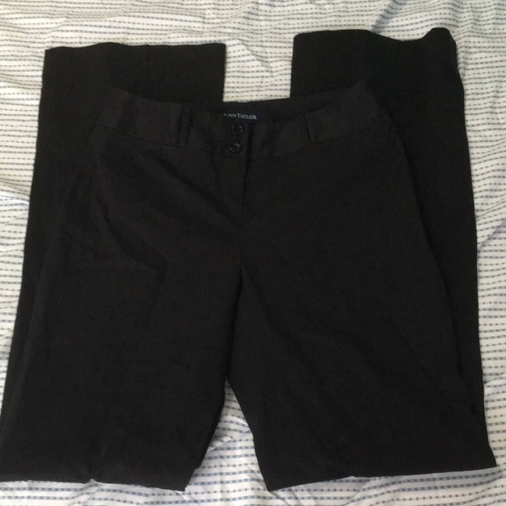 Ann Taylor Black Casual Slacks